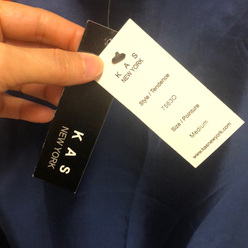 NWT KAS NEW YORK Reversible mini dress/long shirt - Picture 7 of 8
